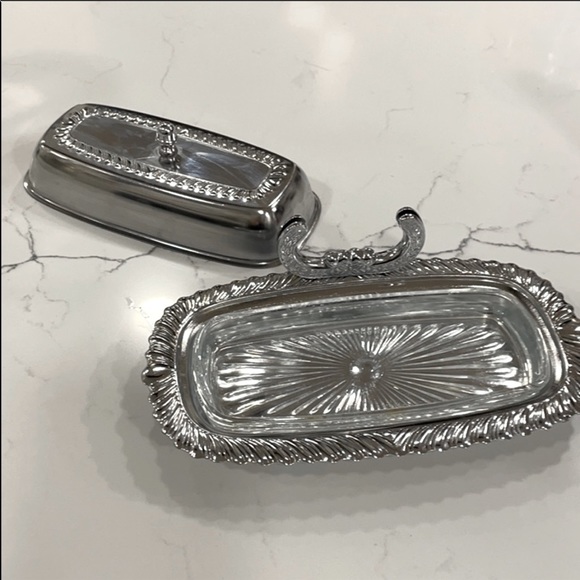 Vintage Irvinware Chrome Butter Dish - Picture 4 of 7